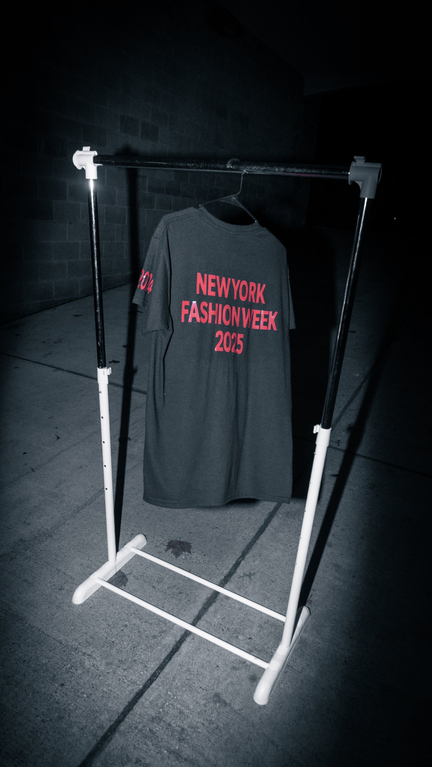 NYFW25 Red on Black T-Shirt
