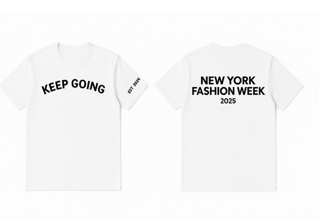 NYFW25 Black on White T-Shirt